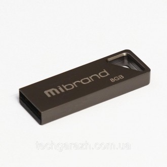 Mibrand Stingray (Скат) — flash-накопичувач ємністю 8Гб темно-сірого кольору ста. . фото 2