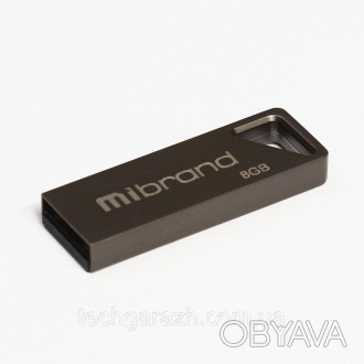 Mibrand Stingray (Скат) — flash-накопичувач ємністю 8Гб темно-сірого кольору ста. . фото 1