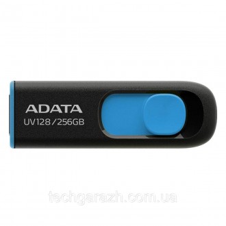 Флешка ADATA 256Gb UV128 USB 3.0 (AUV128-256G-RBE) — просте та доступне рішення,. . фото 2