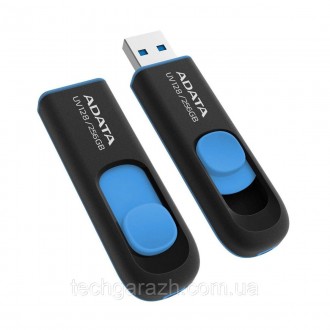 Флешка ADATA 256Gb UV128 USB 3.0 (AUV128-256G-RBE) — просте та доступне рішення,. . фото 3