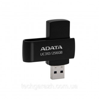 Флешка A-DATA USB 3.2 UC310 256Gb Black – просте та доступне рішення, якщо вам п. . фото 3