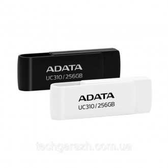 Флешка A-DATA USB 3.2 UC310 256Gb Black – просте та доступне рішення, якщо вам п. . фото 4