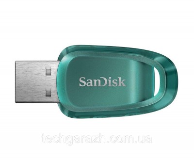 SanDisk USB 3.2 Gen 1 Ultra Eco 256Gb — флеш-накопичувач, який створений з турбо. . фото 2