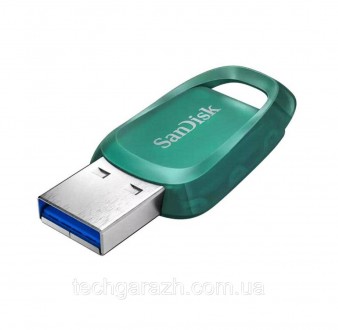 SanDisk USB 3.2 Gen 1 Ultra Eco 256Gb — флеш-накопичувач, який створений з турбо. . фото 4