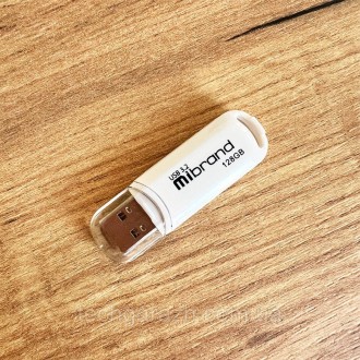 Mibrand USB 3.2 Gen1 Marten 128GB White — ваш надійний партнер для зберігання та. . фото 3