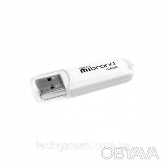 Mibrand USB 3.2 Gen1 Marten 128GB White — ваш надійний партнер для зберігання та. . фото 1