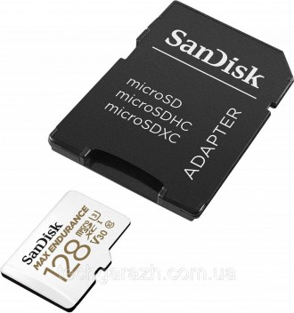 Карта пам’яті microSDXC (UHS-1 U3) SanDisk Max Endurance 128Gb class 10 V30 (100. . фото 2