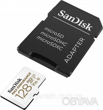 Карта пам’яті microSDXC (UHS-1 U3) SanDisk Max Endurance 128Gb class 10 V30 (100. . фото 1