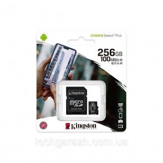 Карти пам'яті Canvas Select Plus microSD компанії Kingston сумісні з пристроями . . фото 3