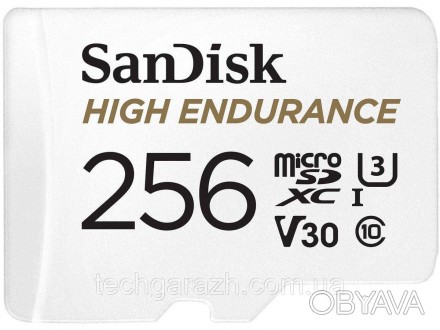 Карта SanDisk® High Endurance microSD ™ розрахована на майже 20 000 годин 1 запи. . фото 1