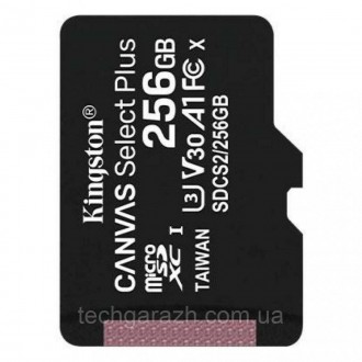 Карти пам'яті Canvas Select Plus microSDXC компанії Kingston сумісні з пристроям. . фото 2
