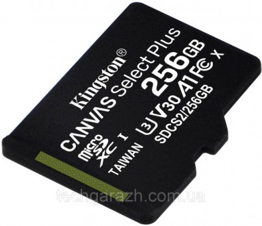 Карти пам'яті Canvas Select Plus microSDXC компанії Kingston сумісні з пристроям. . фото 3
