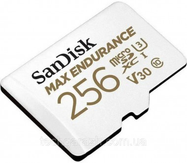 Карта SanDisk® High Endurance microSD ™ розрахована на майже 20 000 годин 1 запи. . фото 3