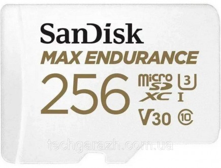 Карта SanDisk® High Endurance microSD ™ розрахована на майже 20 000 годин 1 запи. . фото 2