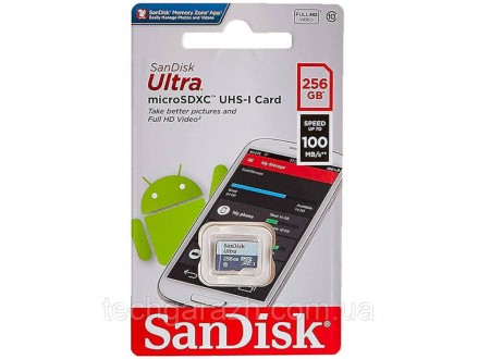 Створена для зберігання пам'ятних моментів
Карта SanDisk Ultra microSDXC UHS-I д. . фото 3