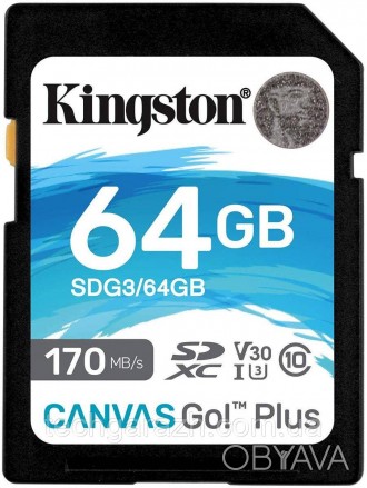 Карта пам'яті Canvas React ™ формату microSD компанії Kingston підтримує високу . . фото 1
