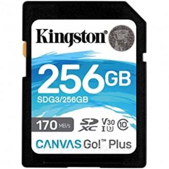 Карта пам'яті Canvas React ™ формату microSD компанії Kingston підтримує високу . . фото 3