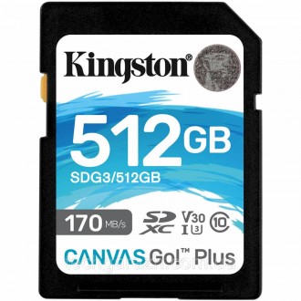 Карта пам'яті Canvas React ™ формату microSD компанії Kingston підтримує високу . . фото 2