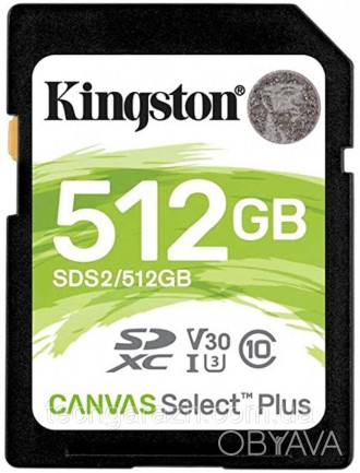 SD-карта Canvas Select ™ SD компанії Kingston розрахована на те, щоб бути надійн. . фото 1