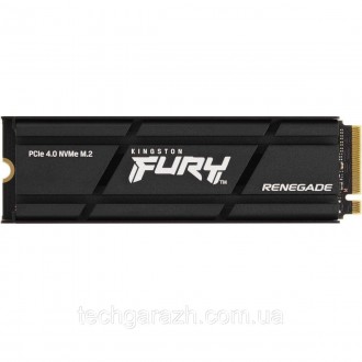 Kingston FURY Renegade with Heatsink 4TB 2280 NVMe PCIe Gen 4.0 x4 3D TLC NAND в. . фото 2