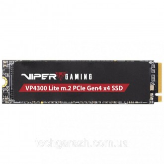 Patriot Viper VP4300 Lite 4TB NVMe 2.0 2280 PCIe Gen4 x4 6400/7400 3D TLC — твер. . фото 2