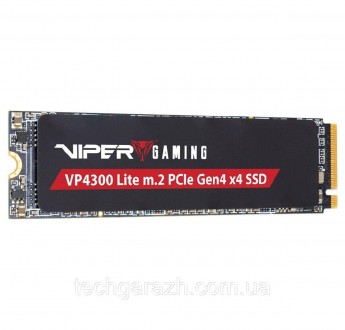 Patriot Viper VP4300 Lite 4TB NVMe 2.0 2280 PCIe Gen4 x4 6400/7400 3D TLC — твер. . фото 3
