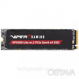 Patriot Viper VP4300 Lite 4TB NVMe 2.0 2280 PCIe Gen4 x4 6400/7400 3D TLC — твер. . фото 1