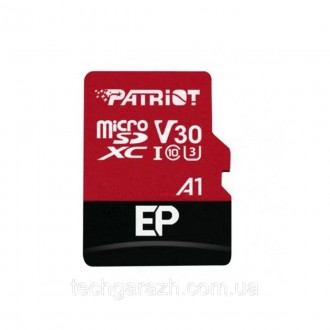 Карта пам'яті microSD Patriot EP відповідає класу продуктивності A1 App Performa. . фото 3