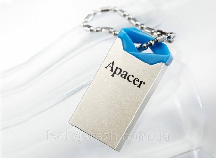 USB 2.0 Apacer AH111 Crystal комплектується стильним ланцюжком для підвищення рі. . фото 2