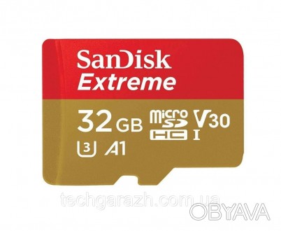 Картка пам'яті SanDisk Extreme A1 32Gb дозволяє заощаджувати час, передаючи дані. . фото 1