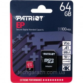 Найсучасніша MicroSD-картка Patriot EP A1 оснащена рейтингом класифікації додатк. . фото 3