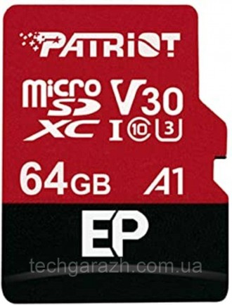 Найсучасніша MicroSD-картка Patriot EP A1 оснащена рейтингом класифікації додатк. . фото 2