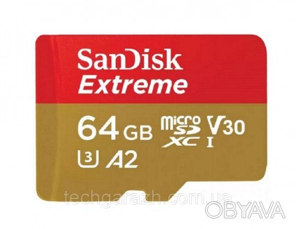 microSDXC (UHS-1 U3) SanDisk Extreme For Mobile Gaming — карта пам'яті, що має к. . фото 1