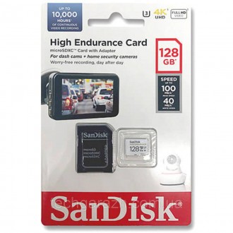 Карта SanDisk High Endurance microSD розрахована на майже 20 000 годин запису. В. . фото 3