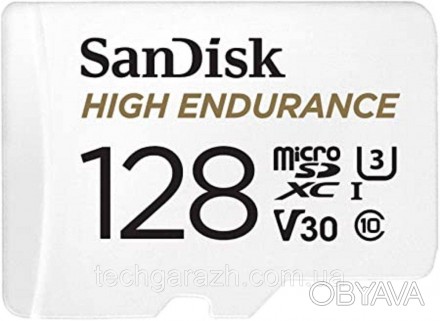 Карта SanDisk High Endurance microSD розрахована на майже 20 000 годин запису. В. . фото 1
