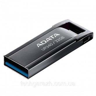 Флешка A-DATA UR340 32Gb Black — просте та доступне рішення, якщо вам потрібно п. . фото 4