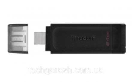 Kingston DataTraveler 70 - це портативний флеш-накопичувач USB-C, який підтримує. . фото 3