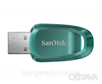 SanDisk USB 3.2 Gen 1 Ultra Eco 64Gb — флеш-накопичувач, який створений з турбот. . фото 1