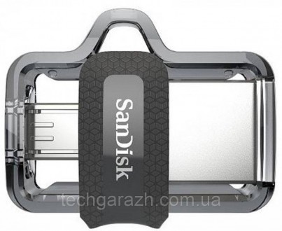 Накопичувач SanDisk Ultra Dual Drive М3.0 сумісний зі смартфонами і планшетами A. . фото 3