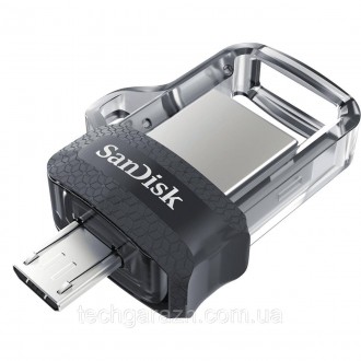 Накопичувач SanDisk Ultra Dual Drive М3.0 сумісний зі смартфонами і планшетами A. . фото 2