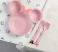 Набор Детской посуды Микки (розовая с бантиком) / Эко посуда
Позаботьтесь о том,. . фото 3