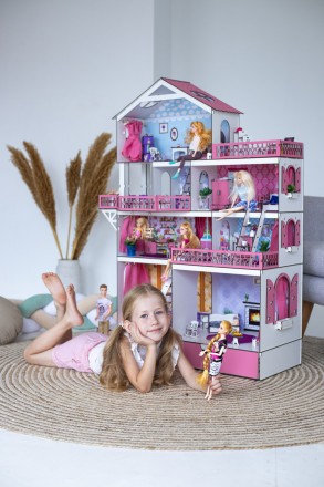 Цей вишуканий та унікальний будиночок підходить для ляльок від 20 см 
до 33 см у. . фото 7