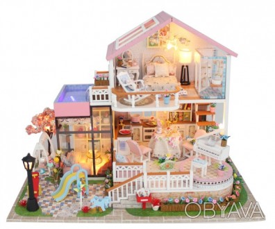 Ляльковий будиночок 3D Румбокс CuteBee DIY DollHouse Вілла (V787SD)