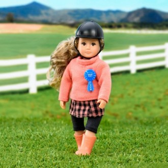 Оригінальна лялька-жокей Феліція від бренду Lori - дуже цілеспрямована і звикла . . фото 3