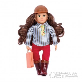 Лялька Lori Тіган-прекрасна наїзниця! Вона одягнена в костюм для верхової їзди: . . фото 1