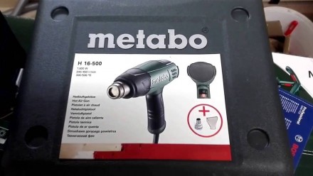 Термофен Metabo H 16-500 новинка 2011 года. Пришел на смену модели Metabo H 1600. . фото 7