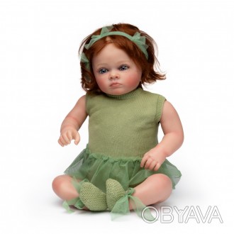 Силіконова Колекційна Лялька Реборн Дівчинка Меггі (Вінілова Лялька) Reborn Doll