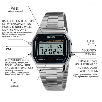 Skmei - це бренд стильного годинника, який має велику кількість корисних функцій. . фото 5
