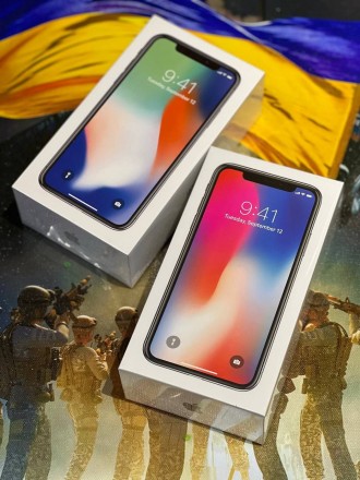 iPhone X (64gb) 
-Silver 
Так же в наличии.
iPhone X (256gb) - 12500
-Space . . фото 3