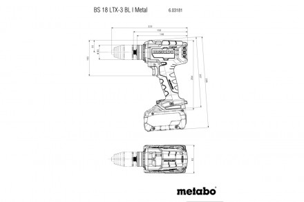 Конструктивні особливості:
	Безщітковий 3-швидкісний дриль-шуруповерт із максима. . фото 5